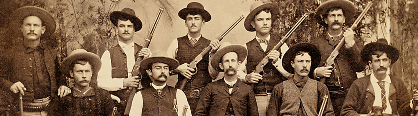 The Texas Rangers - An old photo of Texas Rangers at the world famous King  Ranch.