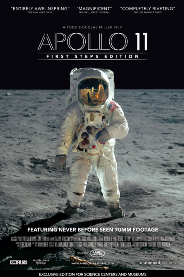 Apollo 11 poster, astronaut on the moon