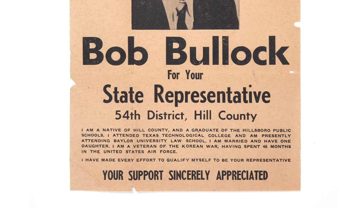 Honoring Bob Bullock