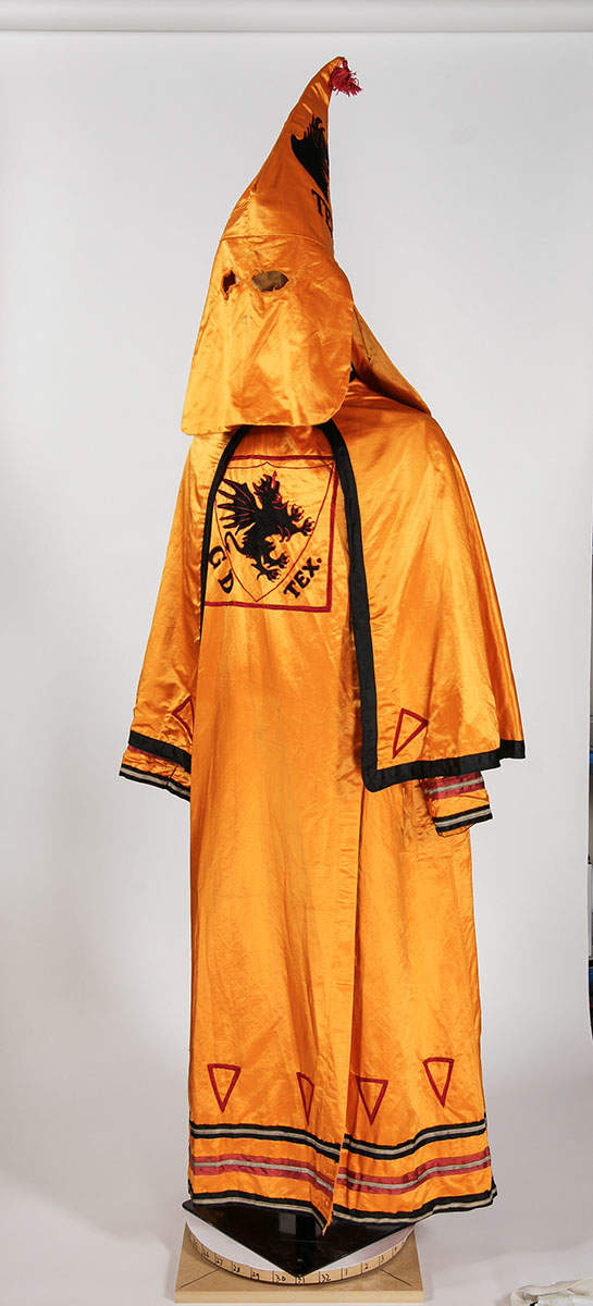 Grand Dragon Ku Klux Klan Halloween Orange Hooded Robe