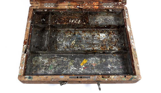 Paint Box used by Hermann Lungkwitz