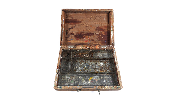 Paint Box used by Hermann Lungkwitz