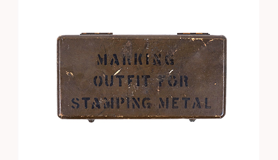 Dog tag 2024 stamping kit