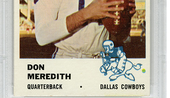 Don Meredith Football Cards