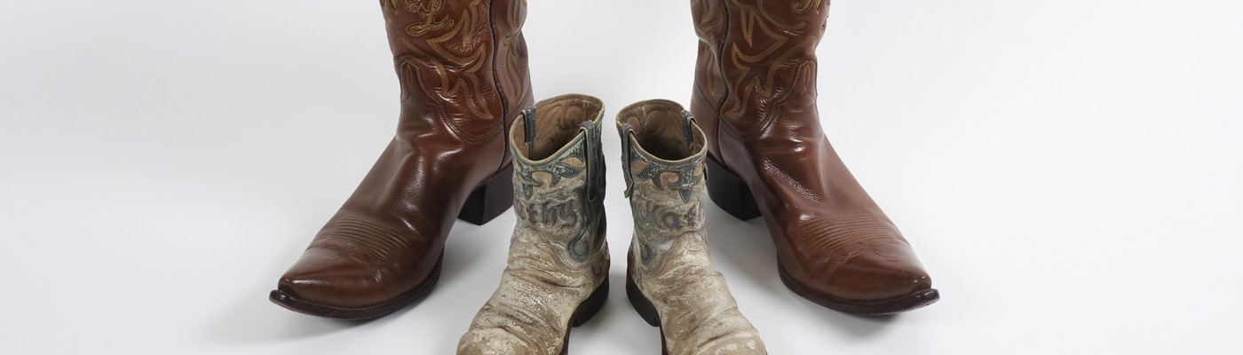 Boots owned by Kathy Lucchese, 1970s | Bullock Texas State History Museum