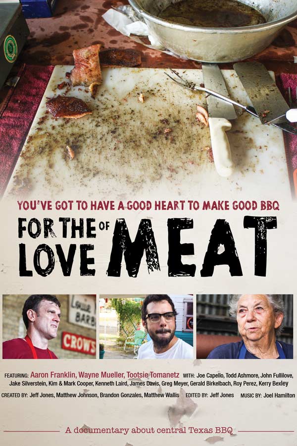 film poster for "For the Love of Meat"