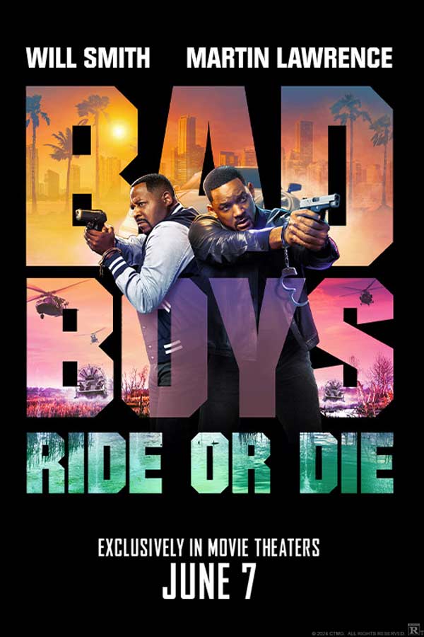 Film poster for "Bad Boys: Ride or Die" 