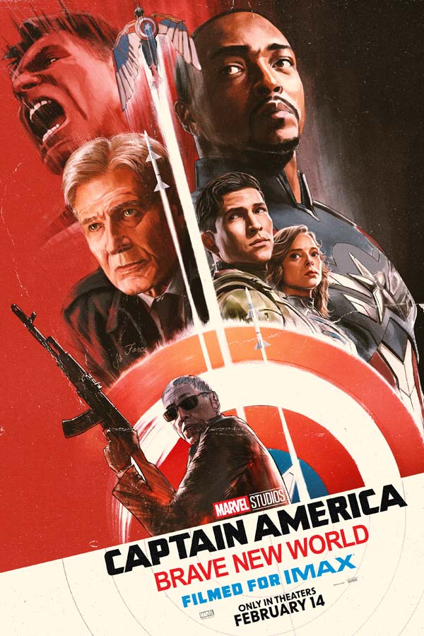 film poster for Captain America Brave New World