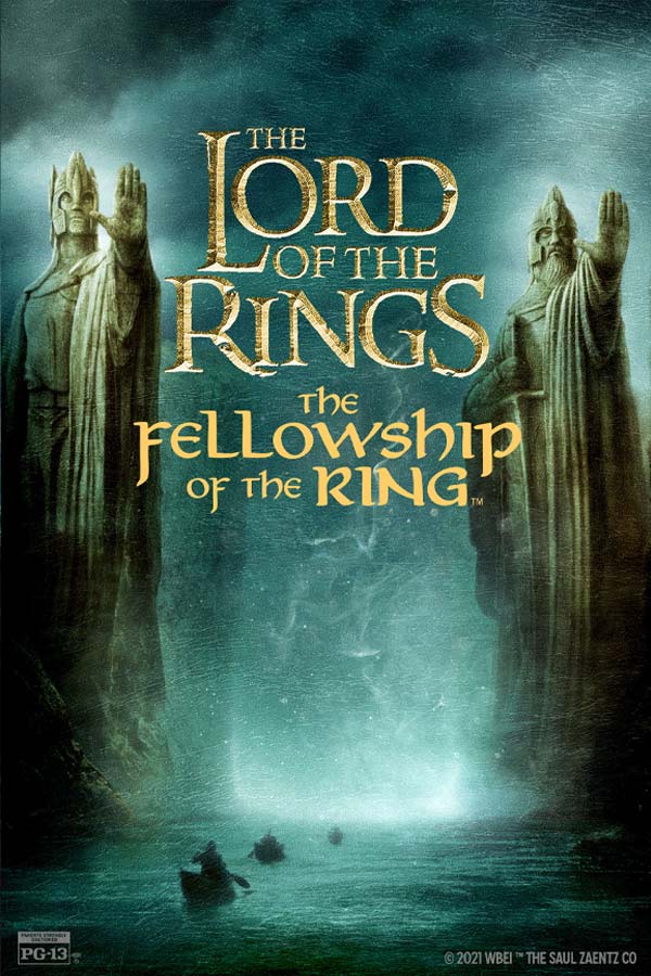 film poster for Lord of the Rings: Fellowship of the Ring