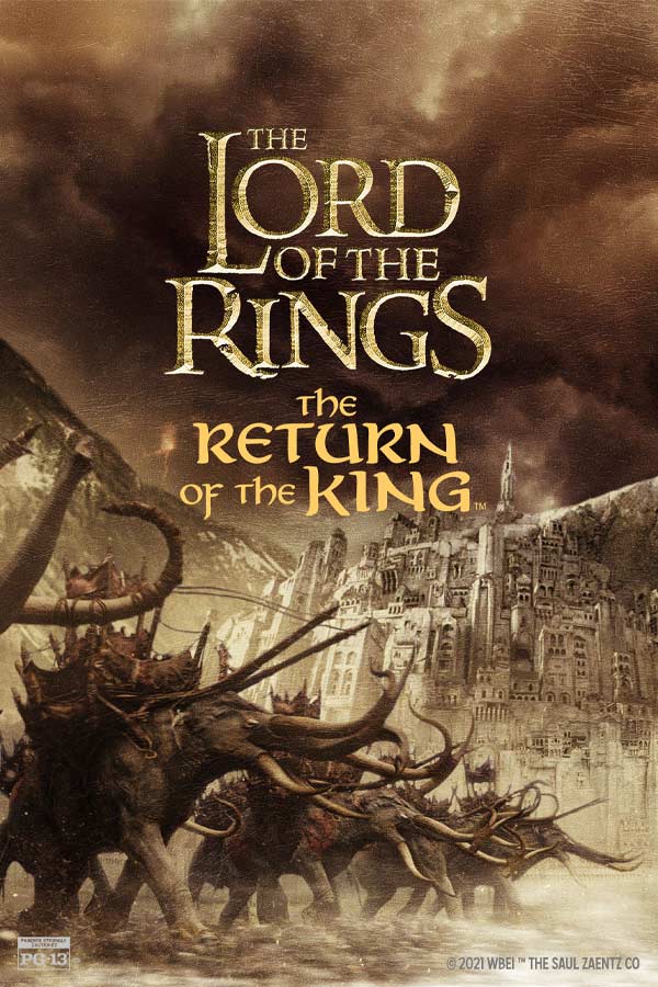 film poster for Lord of the Rings: The Return of the King