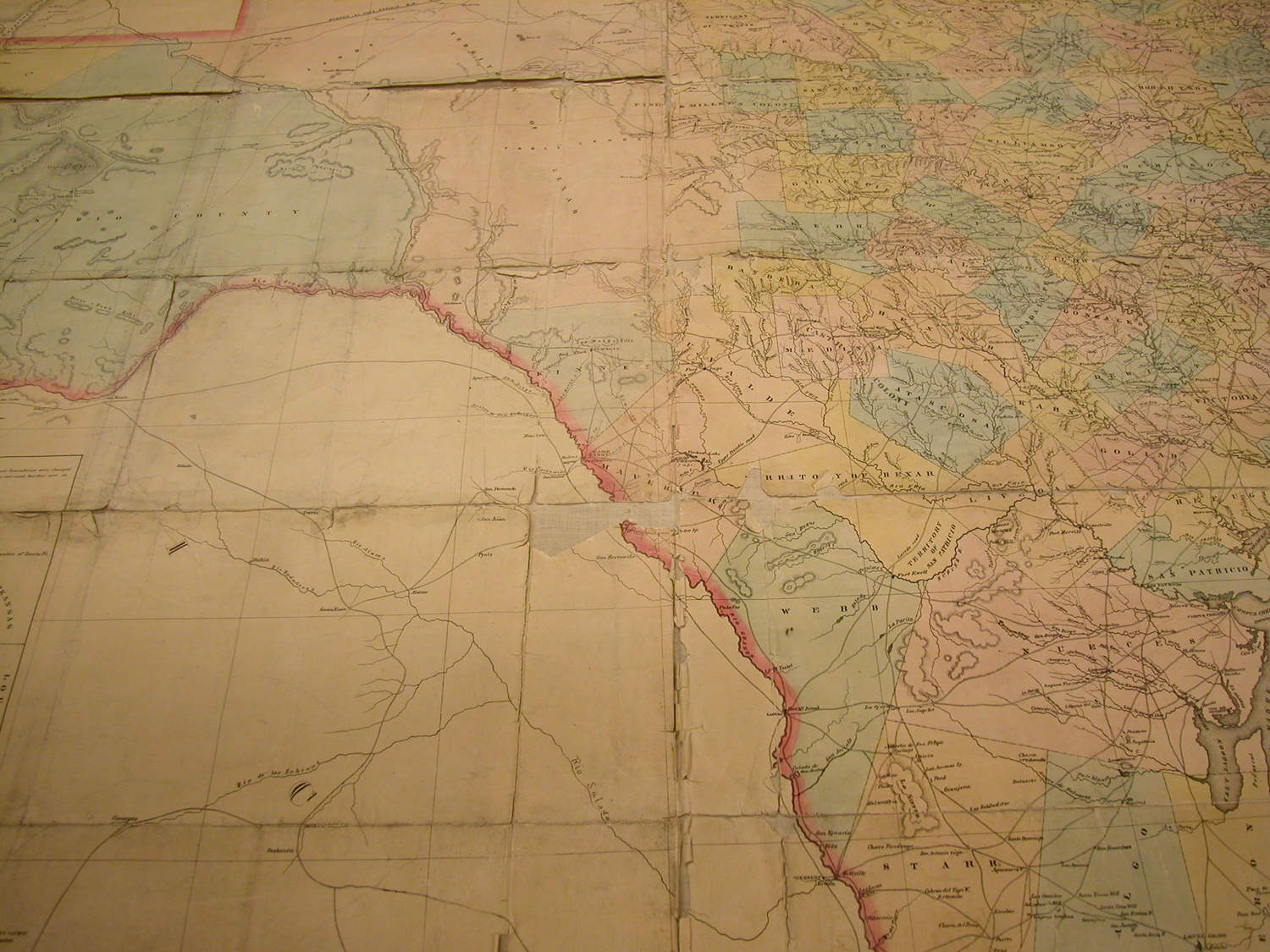 1835 map of Texas