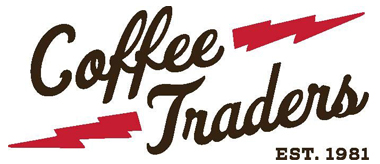 logo for Texas Coffee Traders that says "est. 1981"