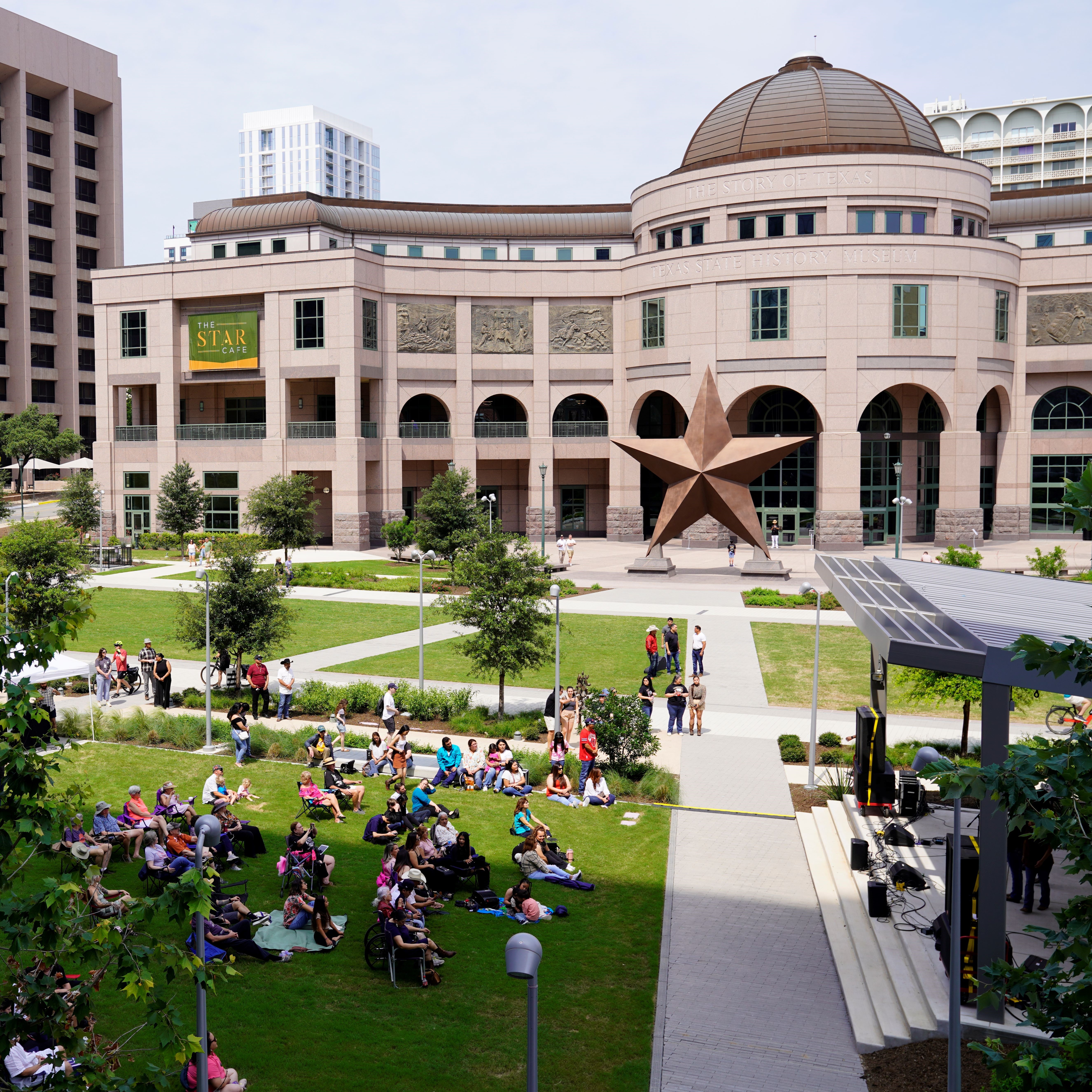 The Bullock Museum is excited to announce the return of Music Under the Star, a free summer outdoor concert series on the new Capitol Mall